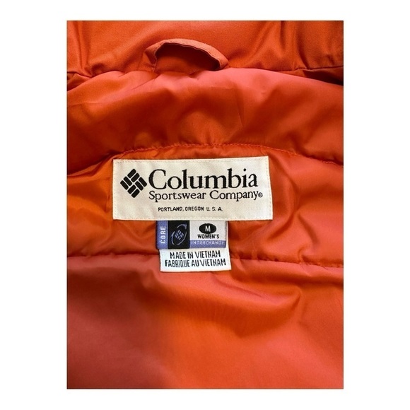 Columbia Core Interchange Down Puffer Vest Full Zip Box Stitch - Size Medium - Picture 9 of 14